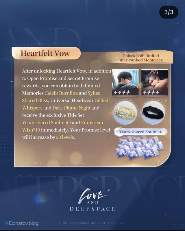 Подробности о Heartfelt Vow
