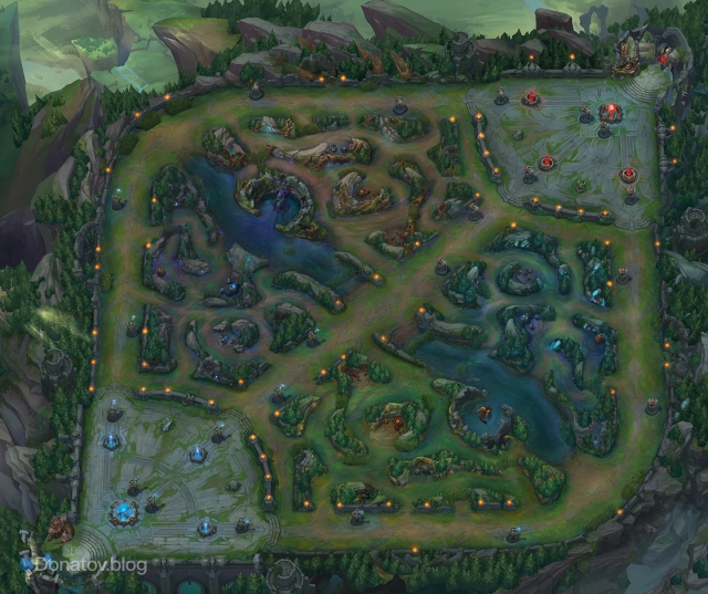 Классическая карта League of legends