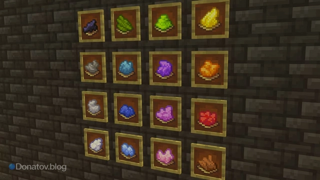 Новый визуал красителей в MInecraft