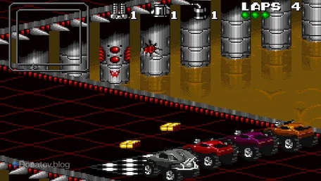 Геймплей Rock N' Roll Racing