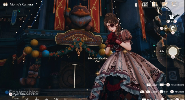 Золотая рамка в Infinity Nikki