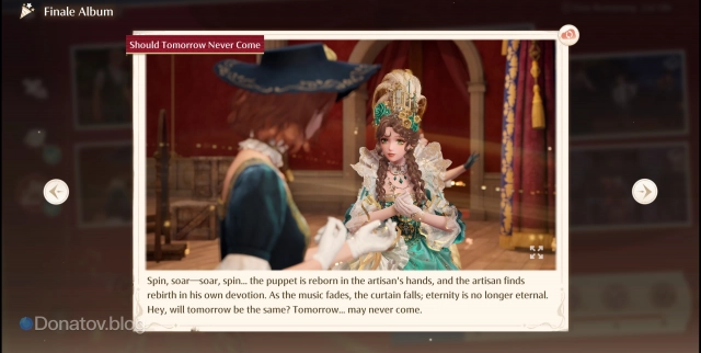 Should Tomorrow Never Come в Infinity Nikki