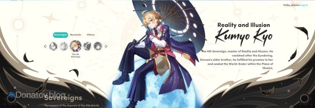 Кумё Кё — анимастер из игры Honkai: Nexus Anima