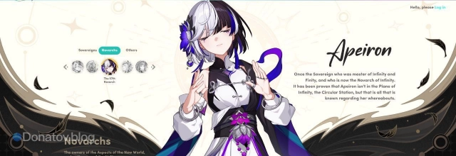 Апейрон — анимастер из игры Honkai: Nexus Anima