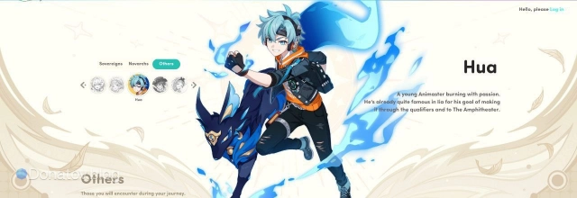 Хуа — анимастер из игры Honkai: Nexus Anima