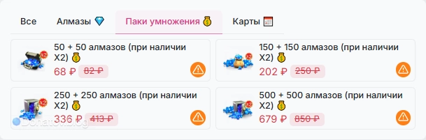 «Паки умножения» на Donatov.net