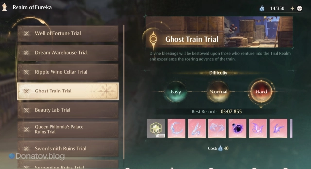 Данж Ghost Train Trial