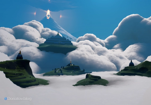 Локация с тремя колокольнями Sky