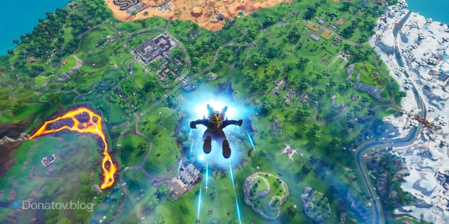 Королевская битва в Fortnite