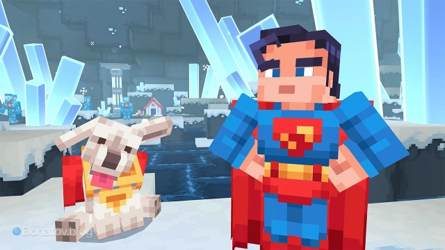 Крепость одиночества в Superman DLC для Майнкрафта
