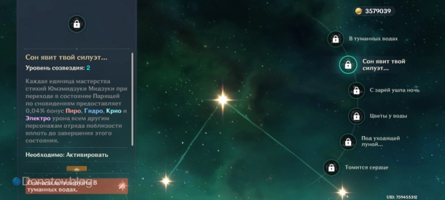 Лучшее созвездие Мидзуки в Genshin Impact