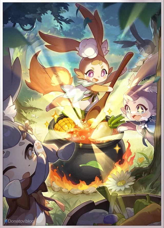 Световой конус «Вечный ресторан лабиринта» в HSR