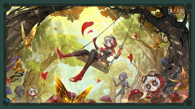 Официальная иллюстрация ко дню рождения персонажа Mechanic в Identity V