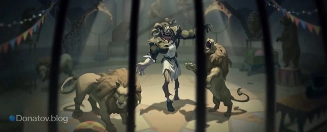Кадр из трейлера персонажа «Goatman» в Identity V