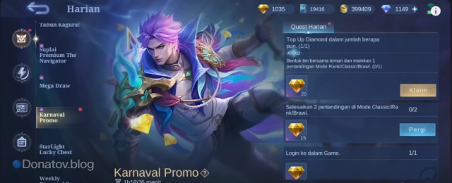 Событие бесплатных промоалмазов в Mobile Legends: Bang Bang