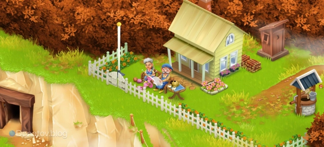 Домик Розы и Эрнеста в Hay Day