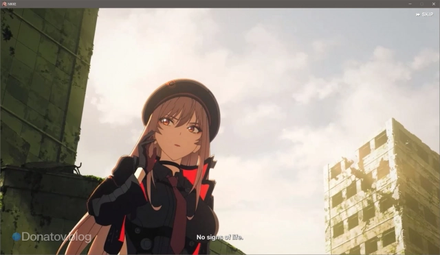 Кат-сцена в Goddess of Victory: Nikke