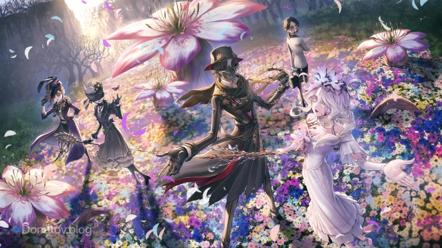 Арт к четвёртой годовщине Identity V со скином Tuberose