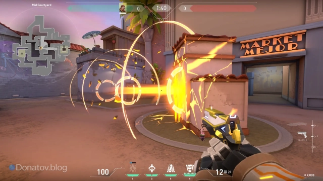 Область применения способности «Пробивной заряд» (C)