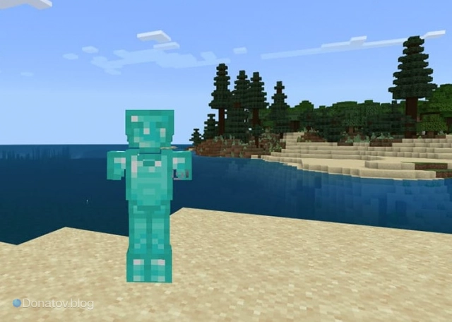 Эффект «невидимости» в Minecraft