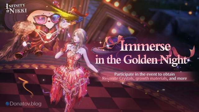 Анонс ивента Immerse in the Golden Night