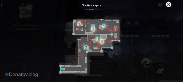 Одна из карт в испытании «Цыц! На цыпочках!»