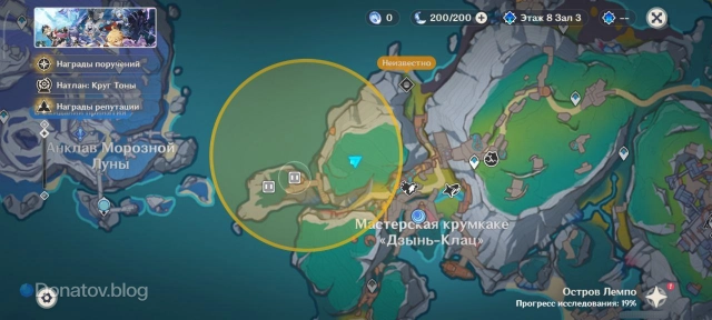 Расположение роботов на карте