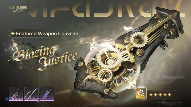 Реран сигнатурных перчоток Зани «Blazing Justice» в обновлении 2.7 Wuthering Waves