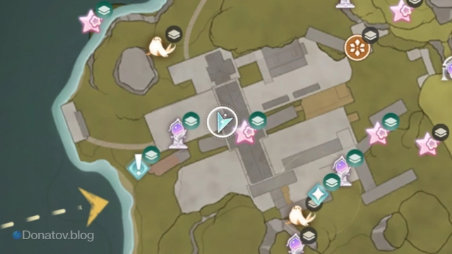 Местоположение Gifty on Vacation в Infinity Nikki