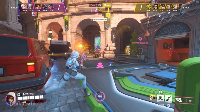 Игра за Трейсер — выход в бэклайн врага