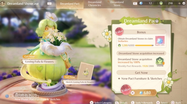 Dreamland Showcase в Infinity Nikki