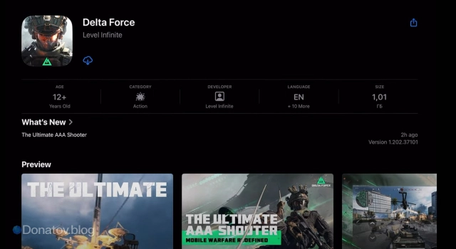Delta Force в App Store