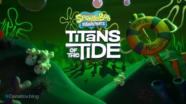 Заставка игры SpongeBob SquarePants: Titans of the Tide