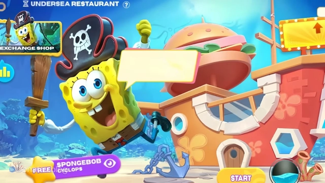 Прогнозируемый внешний вид события коллаборации MLBB х SpongeBob