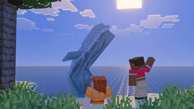 Новое DLC «Дружелюбная рыбалка» в Minecraft: ловим рыбу и очищаем океан