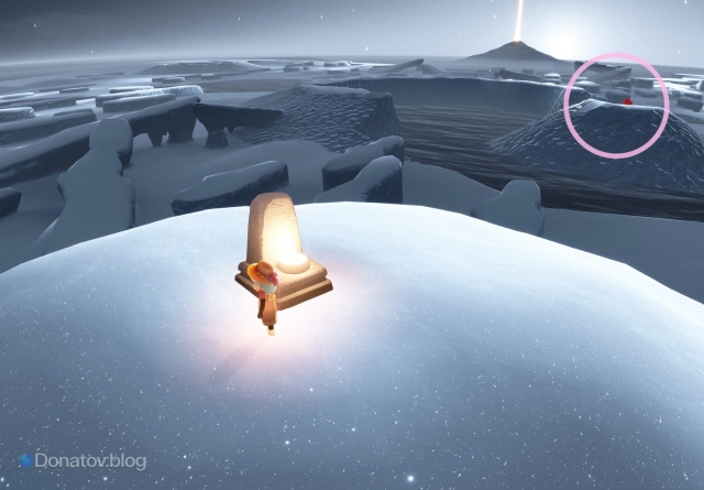 Островок со свечами