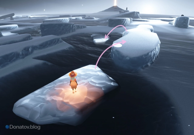 Тринадцатый чекпоинт во время отлива