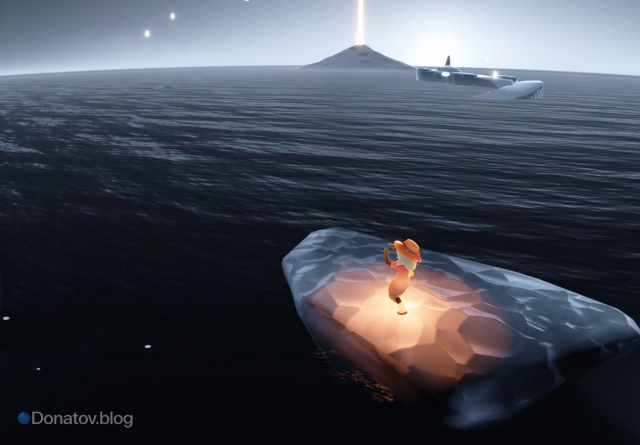 Путь к горе: вид с четырнадцатого чекпоинта