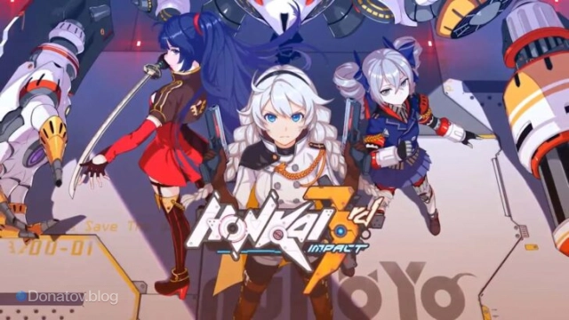 Арт с Кианой в Honkai Impact 3rd