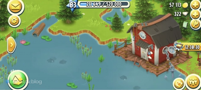 Рыбацкий домик в Hay Day