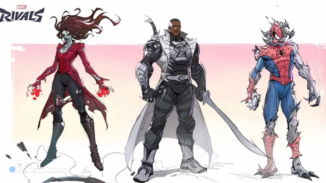 Концепты оставшихся Хэллоуинских скинов в Marvel Rivals