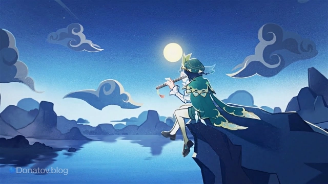 Кадр из ведео с официального канала Genshin Impact на ютубе про Якс