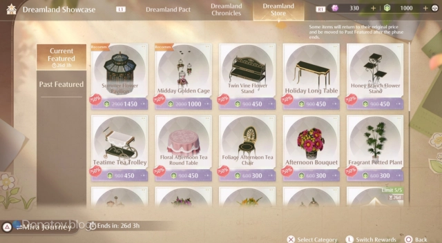 Dreamland Store в Infinity Nikki