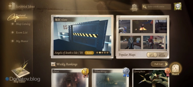 Scribbled Ideas в Identity V
