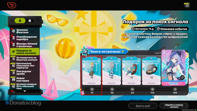 Подарки за трату 10 шифрокопий