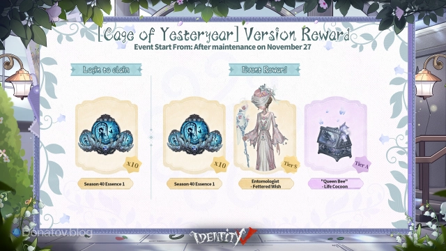 Cage of Yesteryear в Identity V