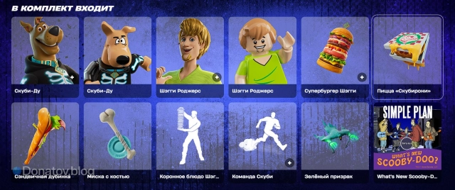 Аксессуары комплекта «Шэгги и Скуби-Ду»