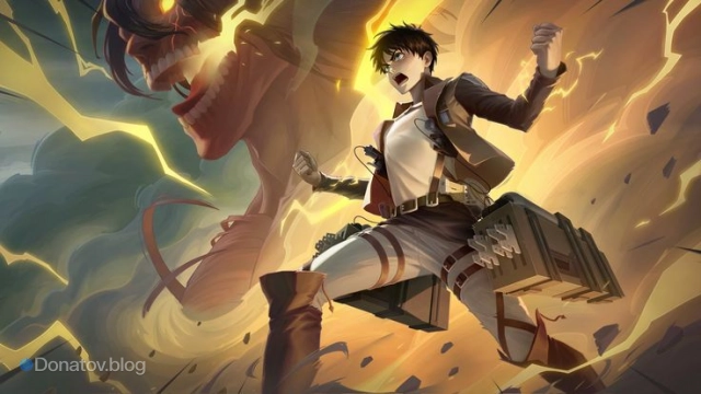 Облик на Иня «Эрен» коллаборации MLBB х Attack on Titan