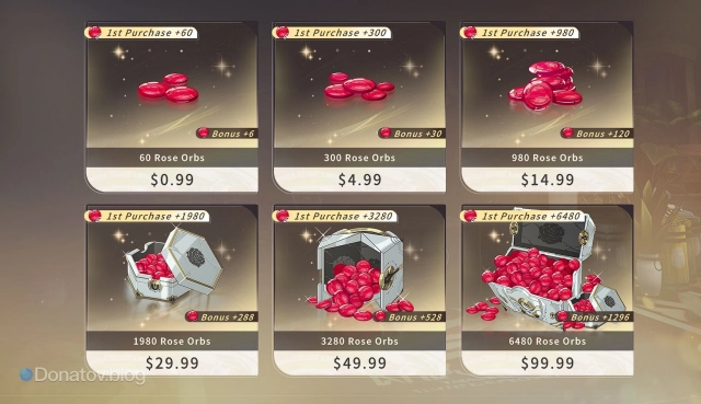 Донат в магазине Blue Protocol: Star Resonance