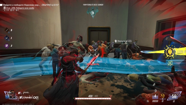 Пример игры за Блэйда в новом режиме «Зомби Marvel»